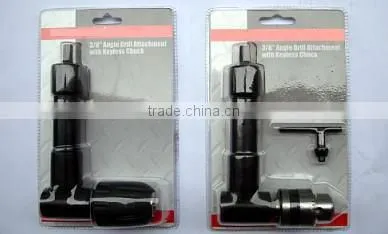 Klutch 3/8 in. Angle Drill Attachment with keyless chuck