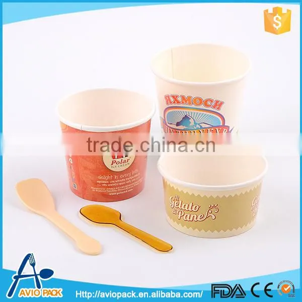 Sweety design disposable airplane kids ice cream paper cup