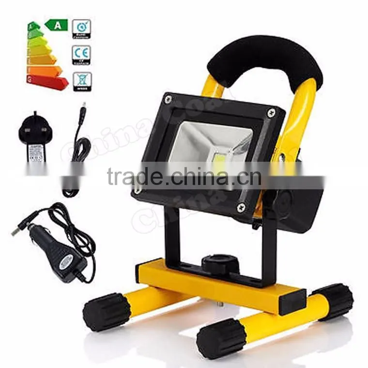 Aluminum Portable Outdoor 20w 30w Rechargeable Flood Lights