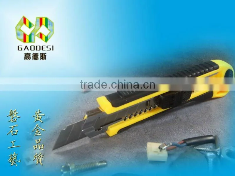 plastic rubber handle Utility Cutter Knife