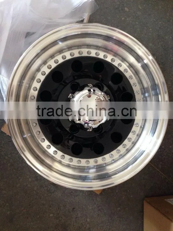 5 Lug 15*8.5 black 4x4 offroad alloy wheel