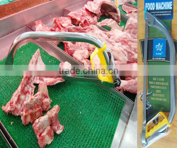 manual stainless steel meat saw / butcher saw