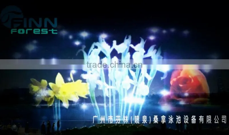 Laser projector water film show digital water screen