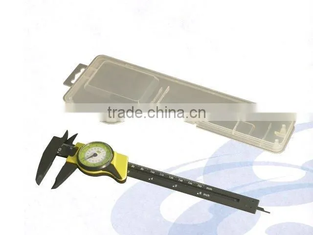 150mm 6 inch Double Color Plastic Fiberglass Dial Vernier Caliper for Measuring Tools