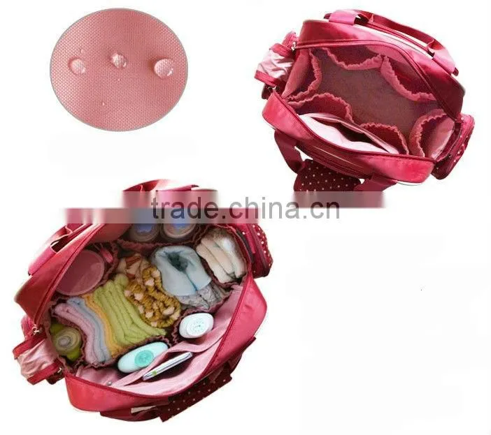 Cute Pink Pots Diaper Backpack