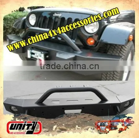 Competitive price Steel black Bull Bar for 07+ Wrangler JK vehicles bumper