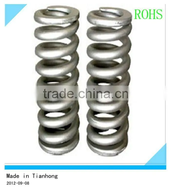Heavy duty compression springs with large wire diameter