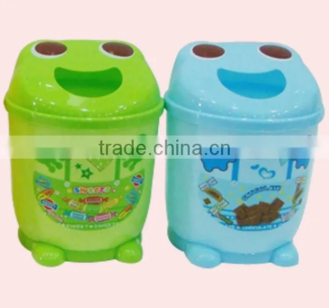 Plastic Home Mini Dustbin/Frog Shape Paper Towel Tube