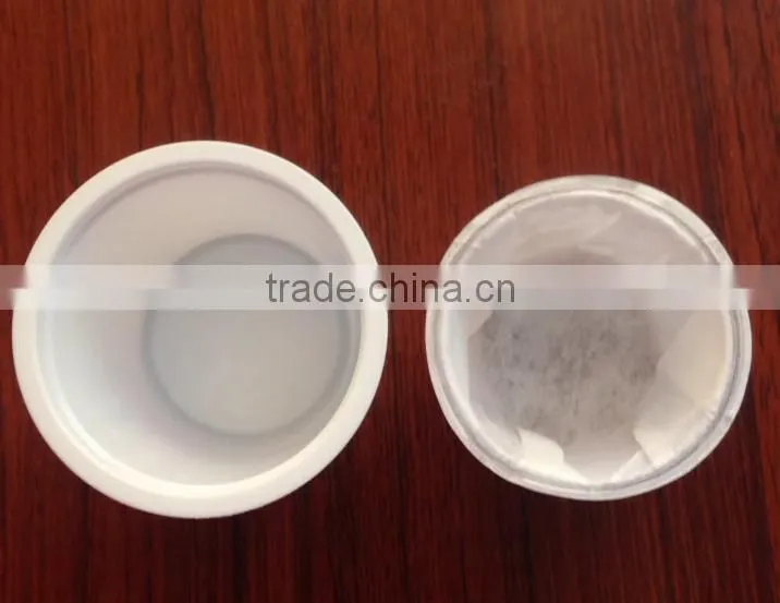 Paper coffee filter with kcup