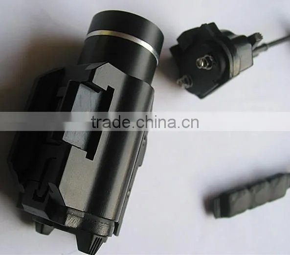 Tactical quick start green laser sight scope and strobe 200 lumen CREE Q5 LED light combo