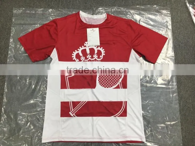 2017 short sleeve t shirt with round neck for men new pattern t-shirts