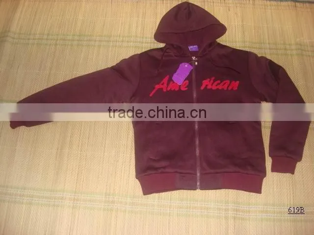 Fashion Apparel Stock Women's Fleece Jacket Hoodies Women