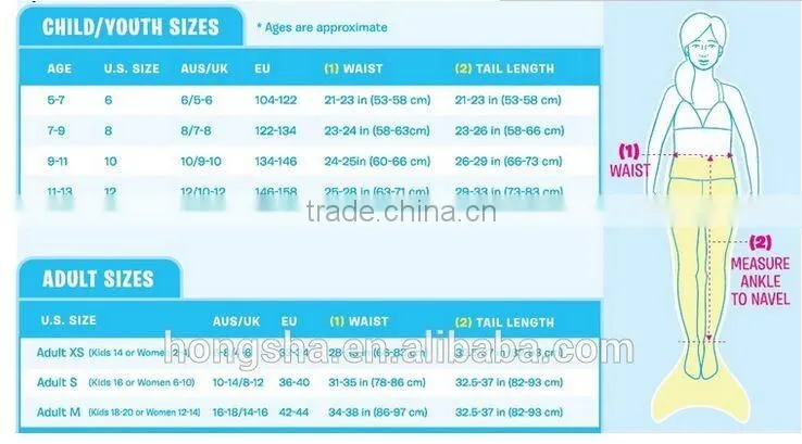 Winter Selling Newborn Baby Bikini Sleeping Bag Kids Fleece Mermaid Blanket Tail HSM2550