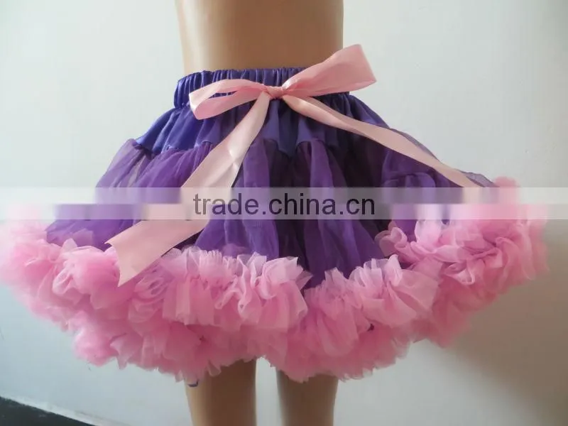 Boutique Multicolor Chiffon Baby Pettiskirt With Ruffle Baby Pettiskirt Party Dress Tutu