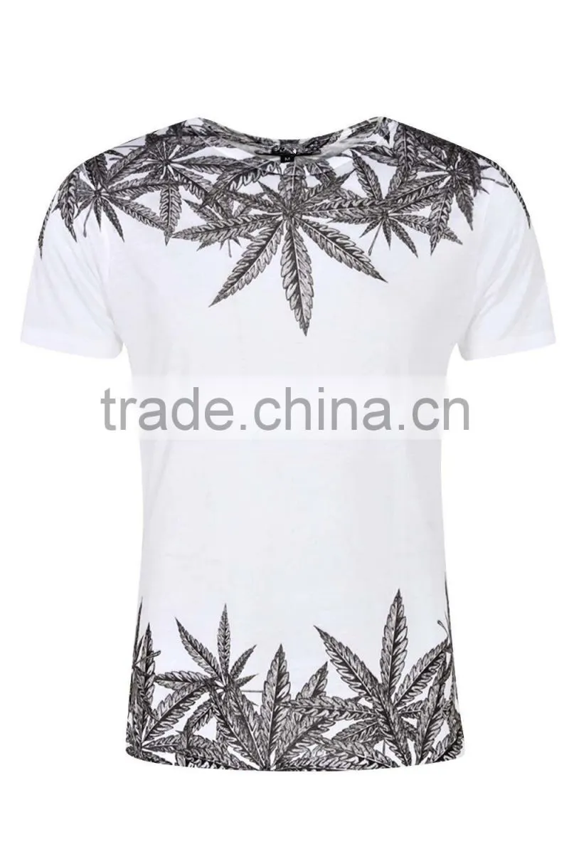 Leaf Sublimation t-shirt printing