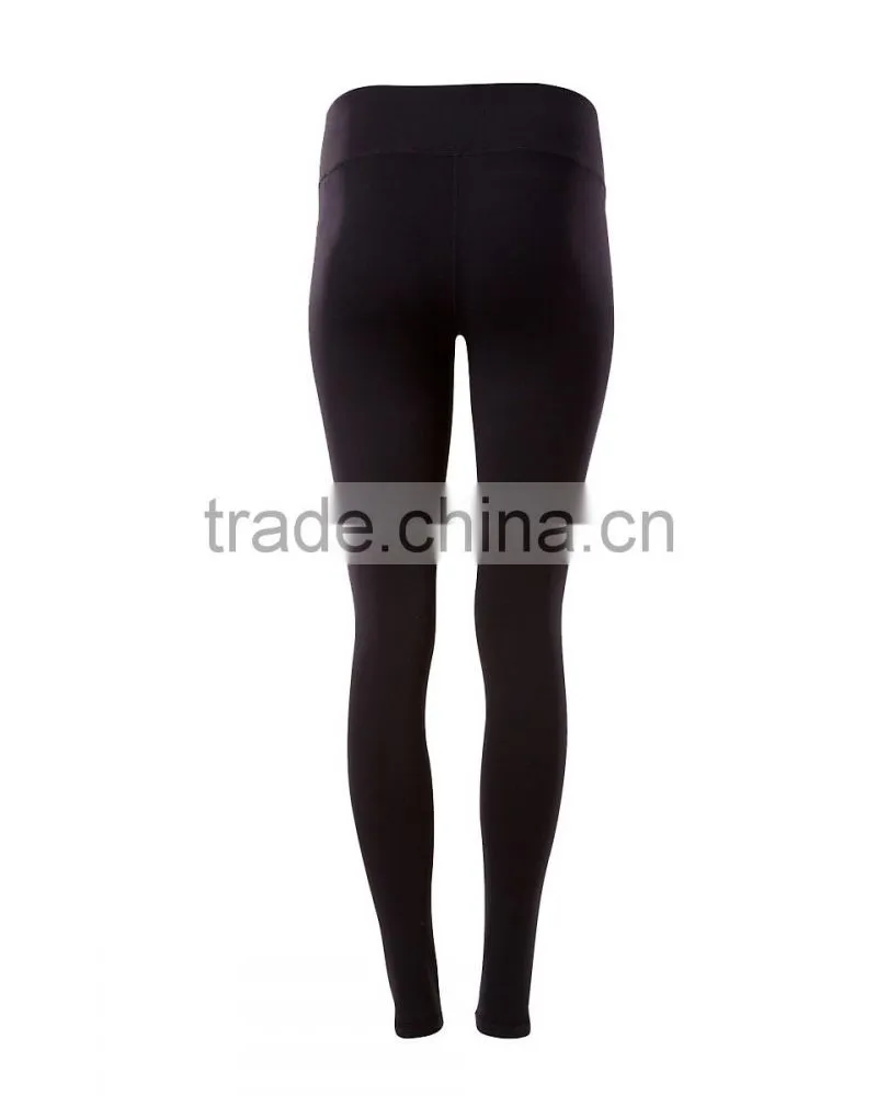 OEM Fitness Women compression Yoga wear moto sport ladies tights black leggings