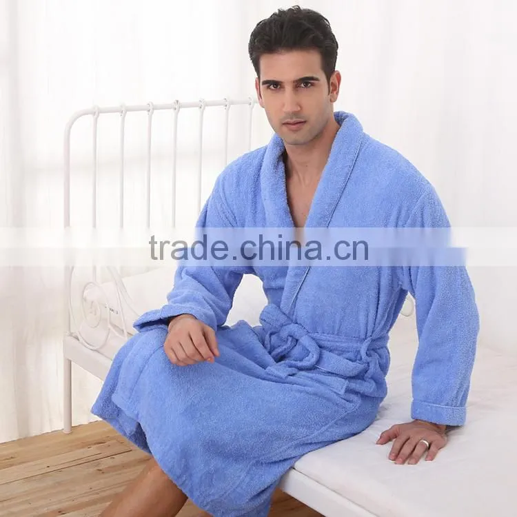 Four seasons 100% cotton terrycloth hotel bathrobe