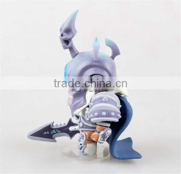 (Hot!!) World of warcraft PVC figure Q version action figure set of 4pcs WOW Zeratul/Diablo/Kerrigan/Arthas Q version model toy