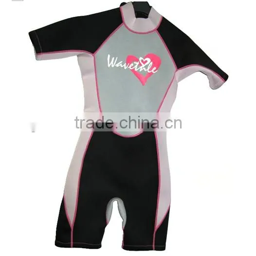 Semi-Dry Suits fancy short sleeve neoprene surfing wetsuit