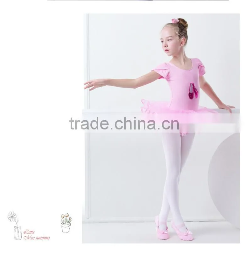 Pink Princess Tutu Dress Pretty Sequins Girls Ballet Tutu Dress