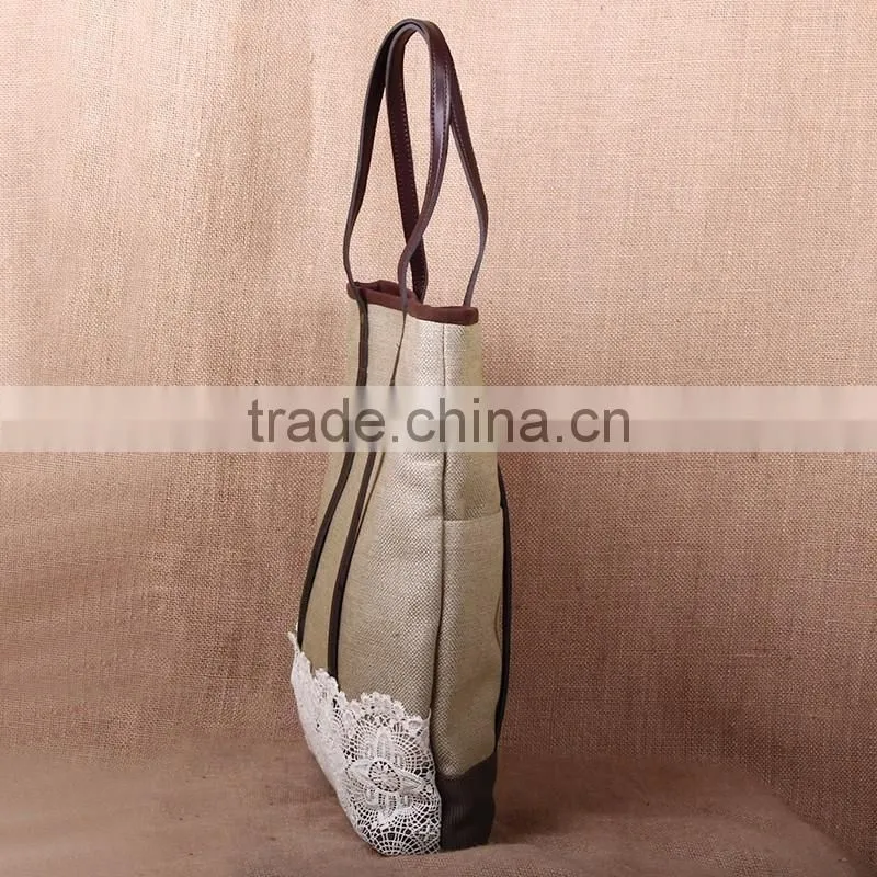 new fashion vintage lace bag for women Monogrammed canvas bag