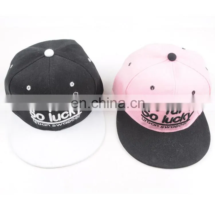 TOROS pink and black blank letters polyester embroidered baseball cap