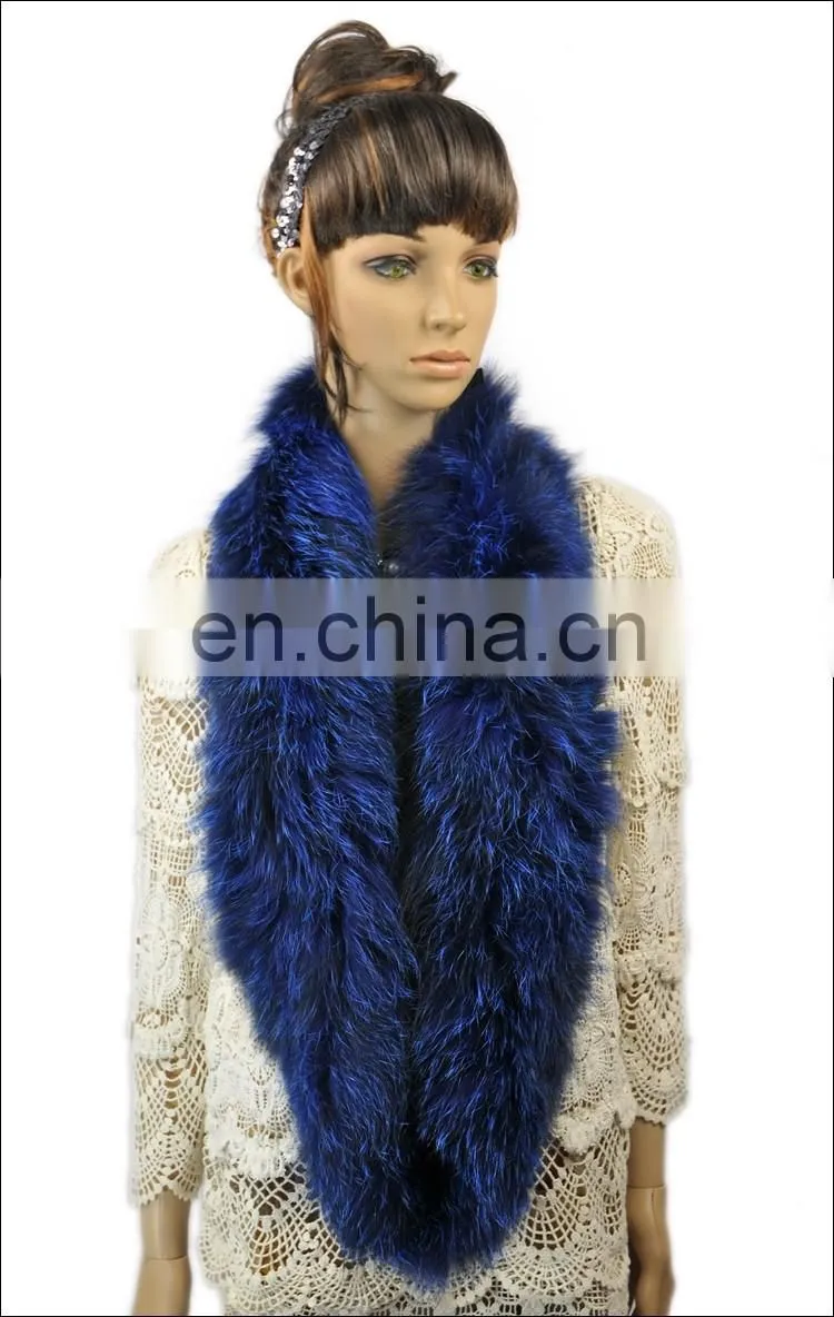 Factory Sale 2015 Fashion Multifunction Real Mink Fur Amazing Scarf