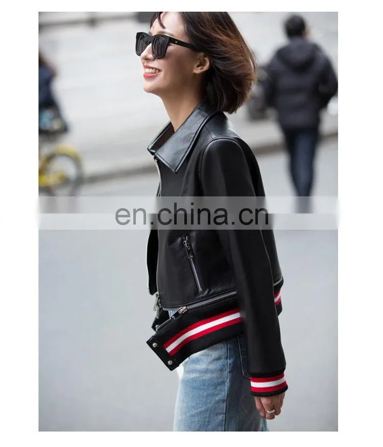 Hot Selling Real Sheep Skin Hood Coat Original Leather Jacket