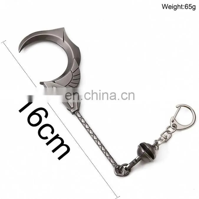 Factory direct LOL key chain League of legends keychan