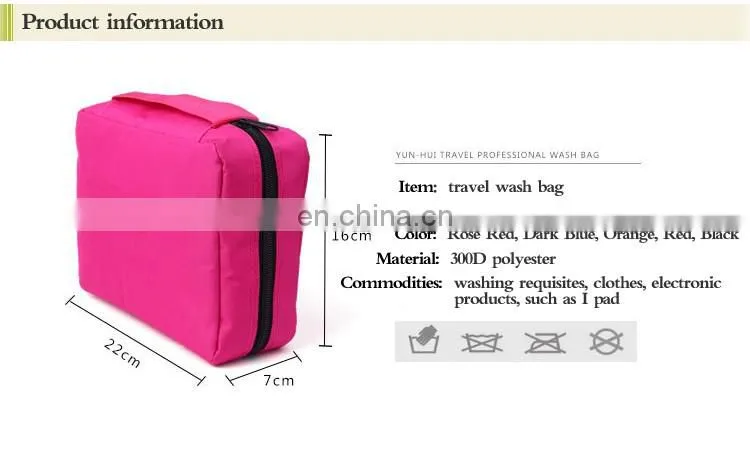 Multi-function hanging travel wash cosmetic toiletry bag