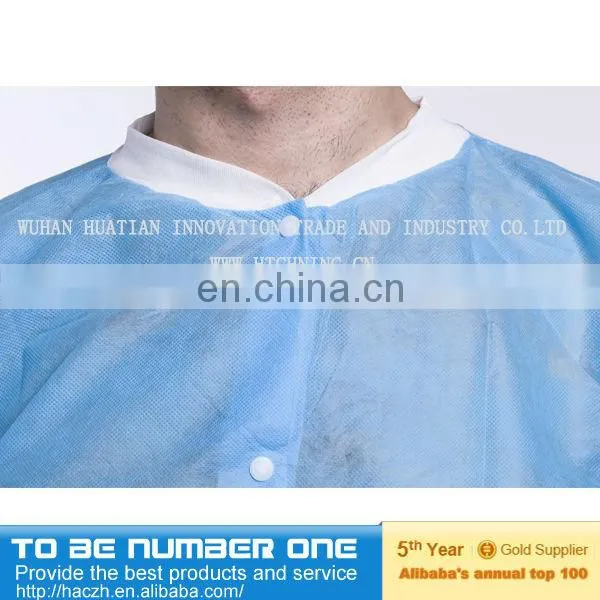 Nonwoven disposable lab coat/work uniform/work wear