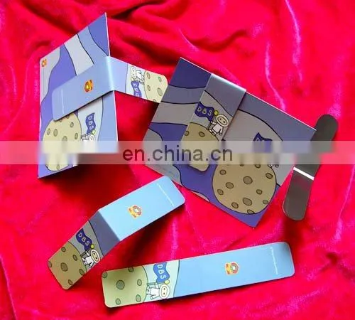 Custom printing folding magnetic bookmark