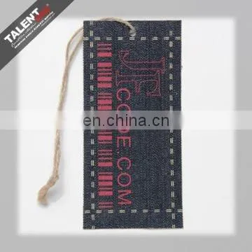 custom special designprinted paper hang tag for jeans