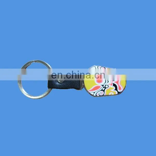 custom car brand logo leather keyring