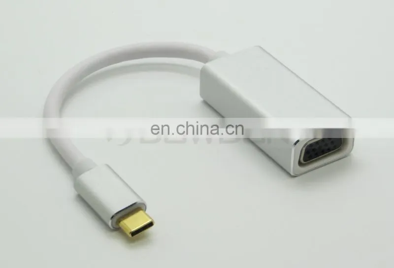 USB 3.1 Type C to VGA Adapter for MacBook USB C to VGA Cable