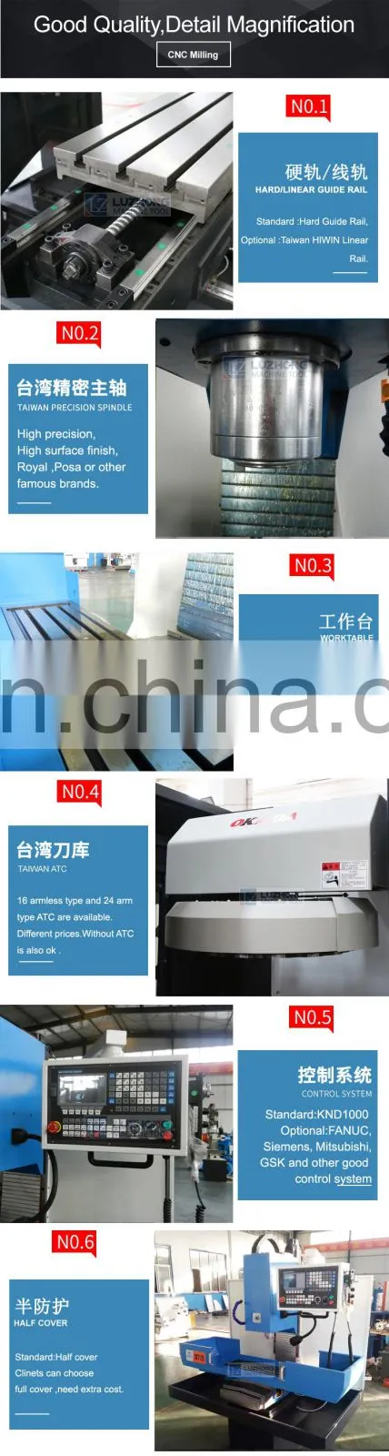 VMC400 Small Vertical Machining Center ,Mini CNC Milling Machine