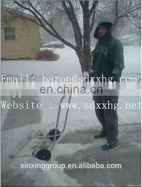 good quality UHMWPE snow pusher on wheels in many sizes