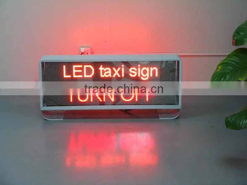 liyi SMD full color p5 double sides taxi roof led signs