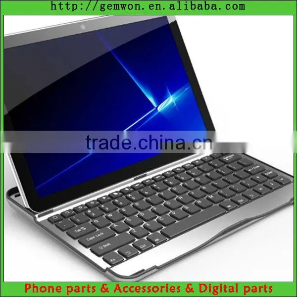 Bluetooth Keyboard Aluminum Case for Samsung Galaxy Tab10.1 P7510 P7500 + Film