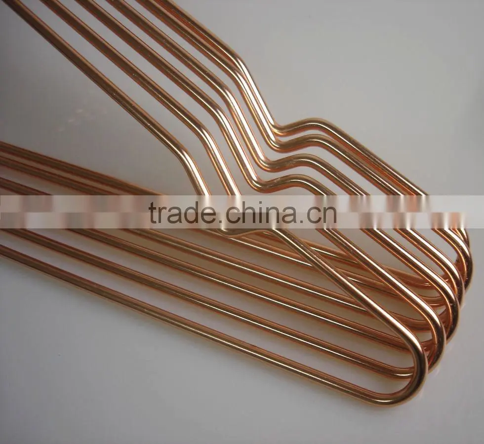 rose gold copper metal hanger