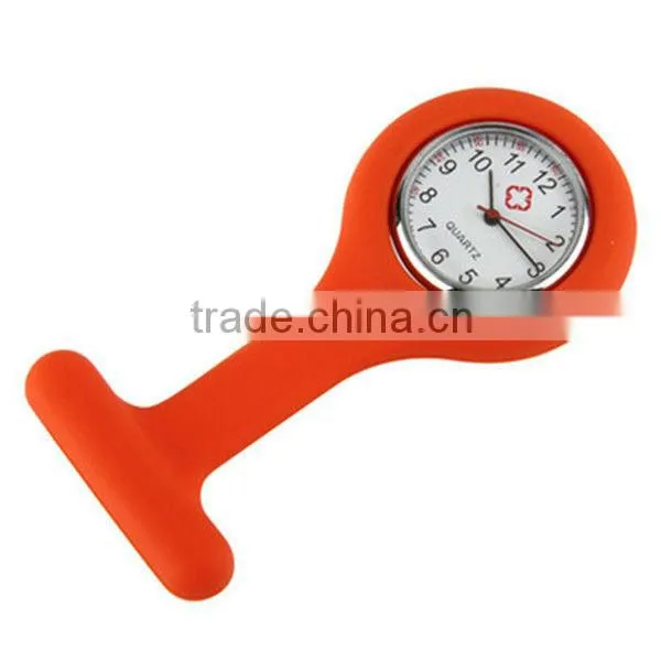 custom promotional silicone fashion style nurse watch