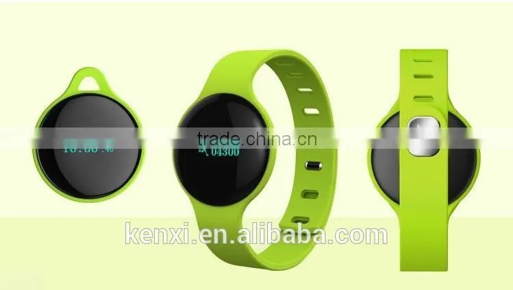 Bluetooth smart bracelet watch above IOS 6 Android4.0 App download Google play Appstore control by Smartphone