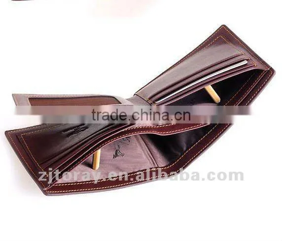 Fashion high quality leather wallet for man