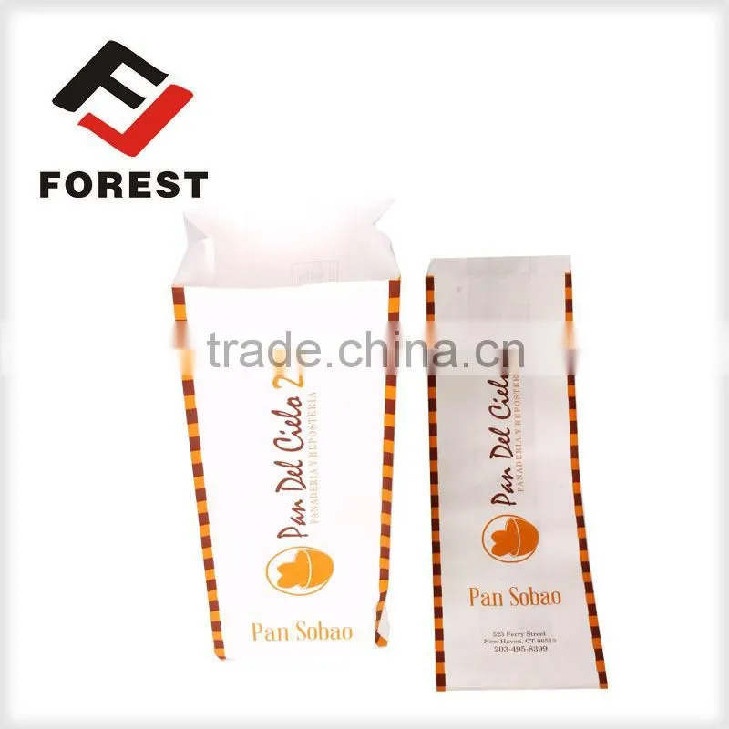 high quality fast food bag,snack packaging bag,chicken greaseproof paper bag