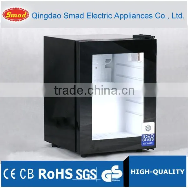 Commercial glass door upright display freezer showcase