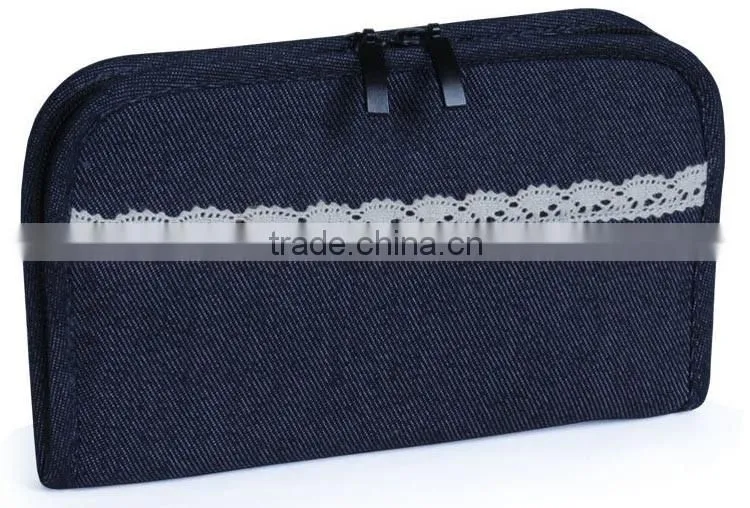 Portable Jean Cloth Jewelry Storage Bag Jewelry Pouch Travel Jewelry Organizer