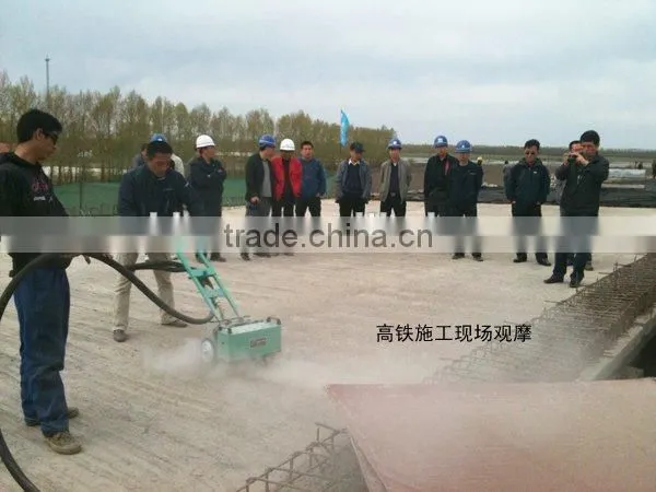 Multi Headed Bush Hammering Machine For Roughing Concrete