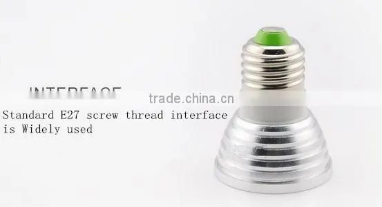 rgb led spot light 3w 16color with remote control