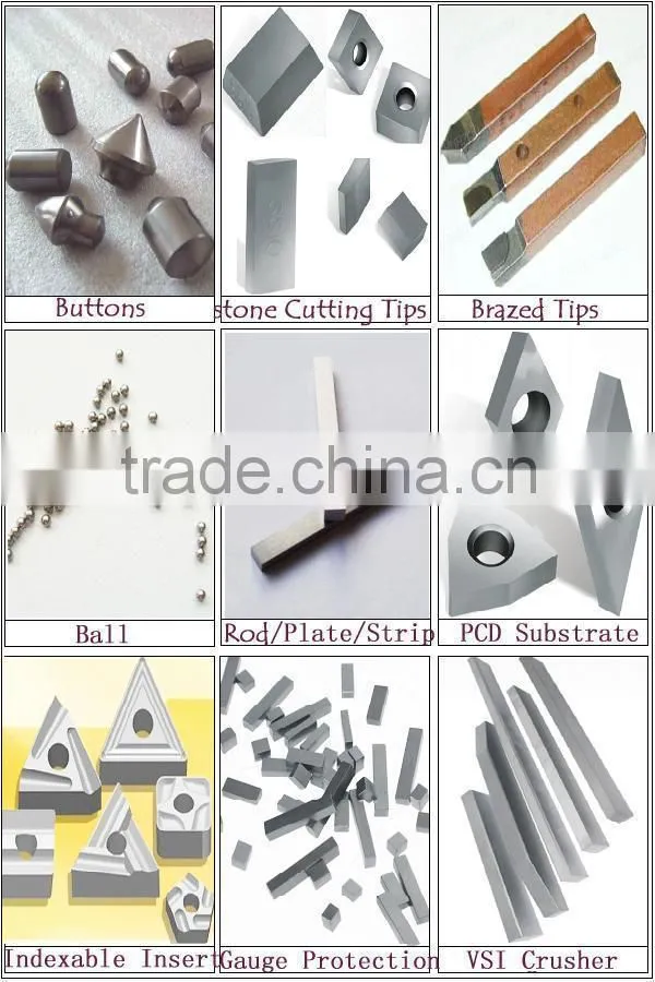 Tungsten Carbide Spare Parts For VSI Vertical Sharft Impacter Crusher