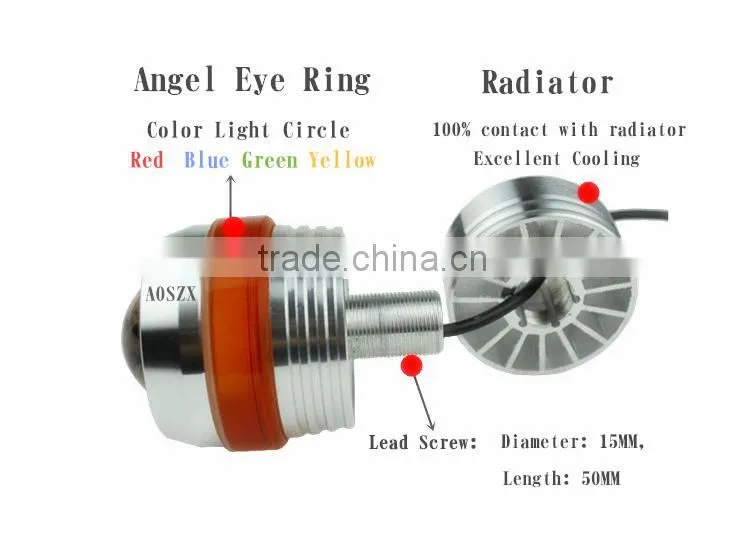 NEW U5 U3 Laser Auto LED Head light Angel Eye Ring Motorbike LED Laser Cannon Tail Light